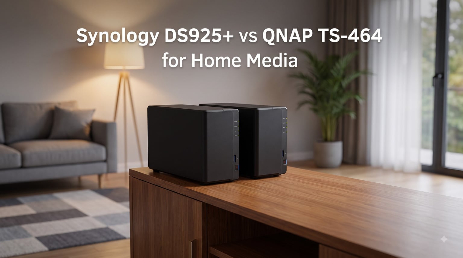 Synology DS925+ vs QNAP TS-464 for Home Media