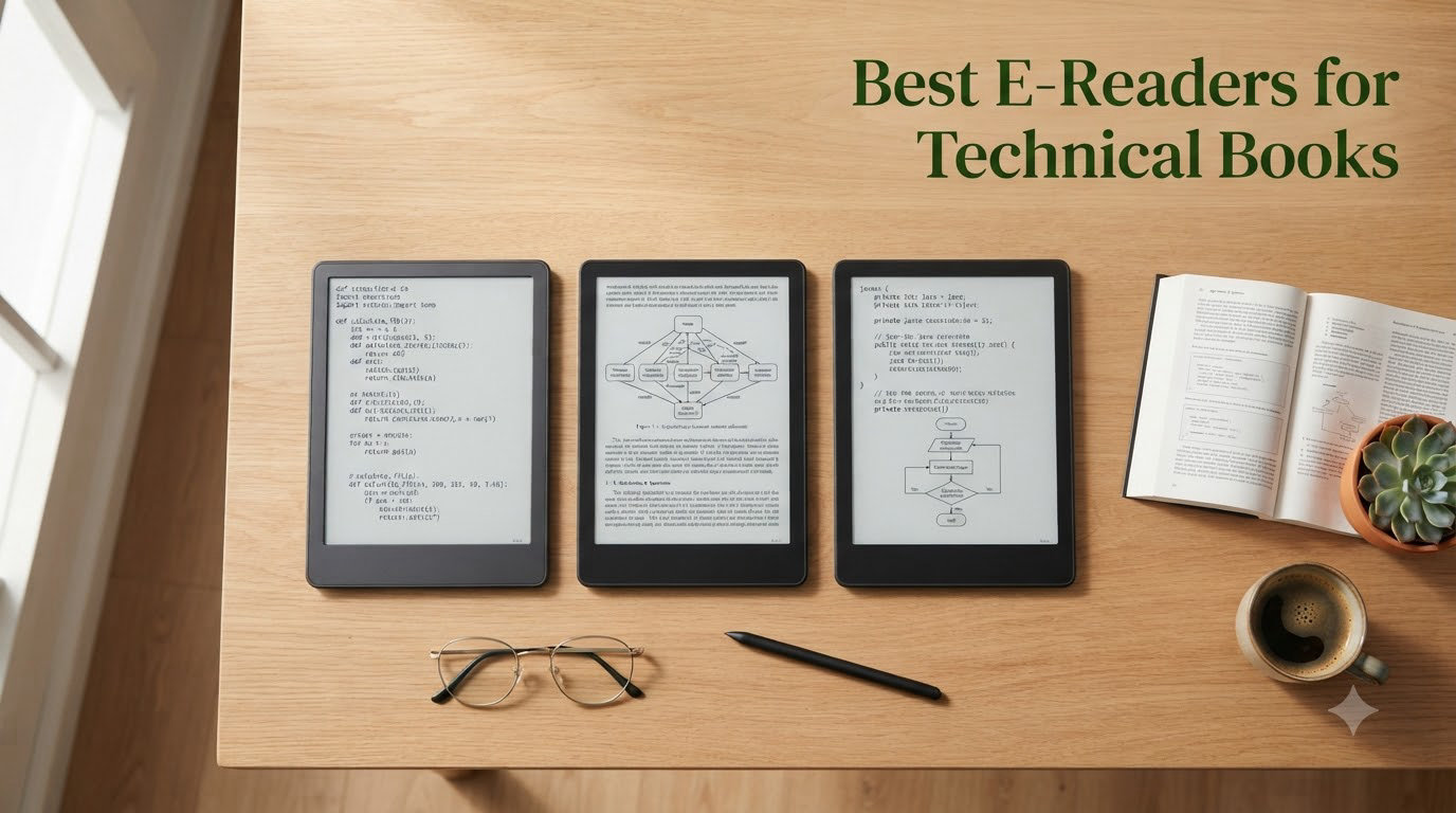 Best E-Readers for Technical Books
