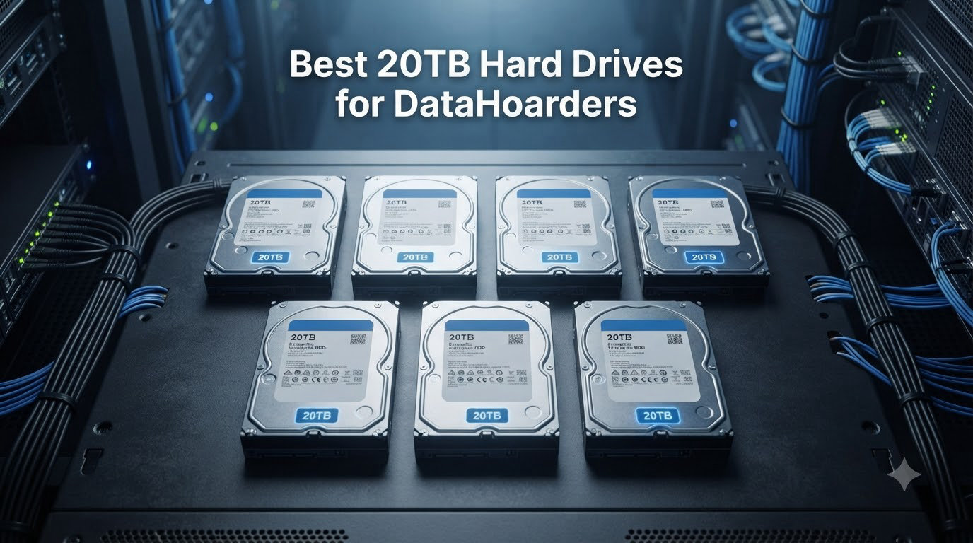 Best 20TB Hard Drives for DataHoarders