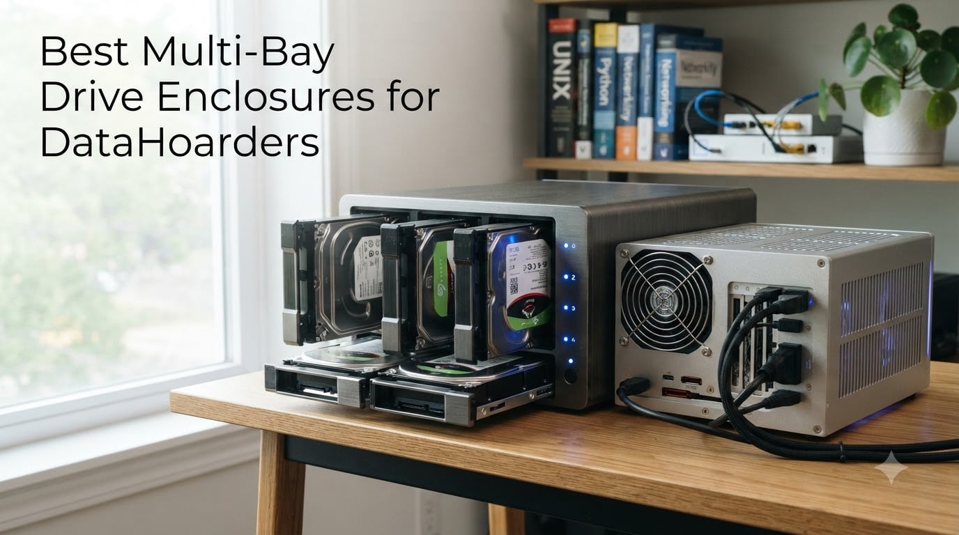 Best Multi-Bay Drive Enclosures for DataHoarders
