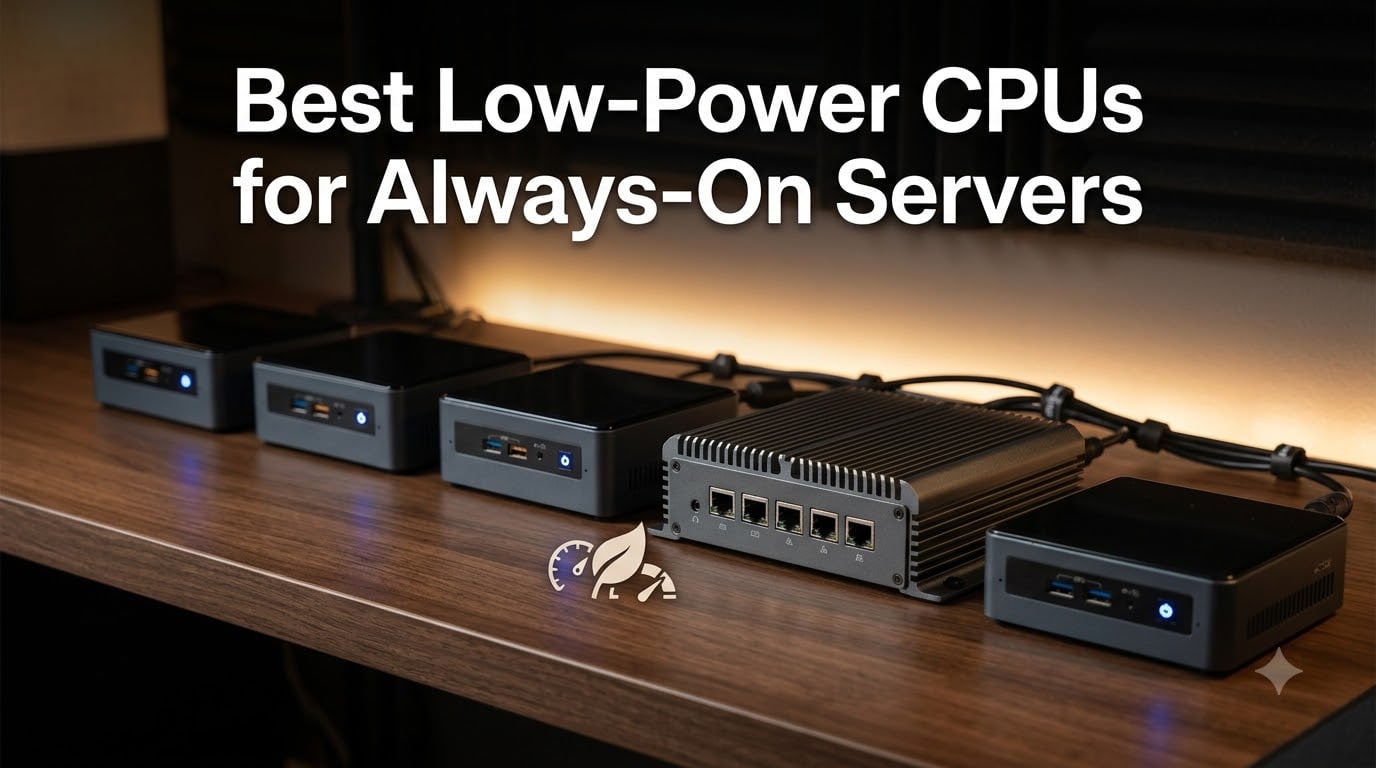 Best Low-Power CPUs for Always-On Servers