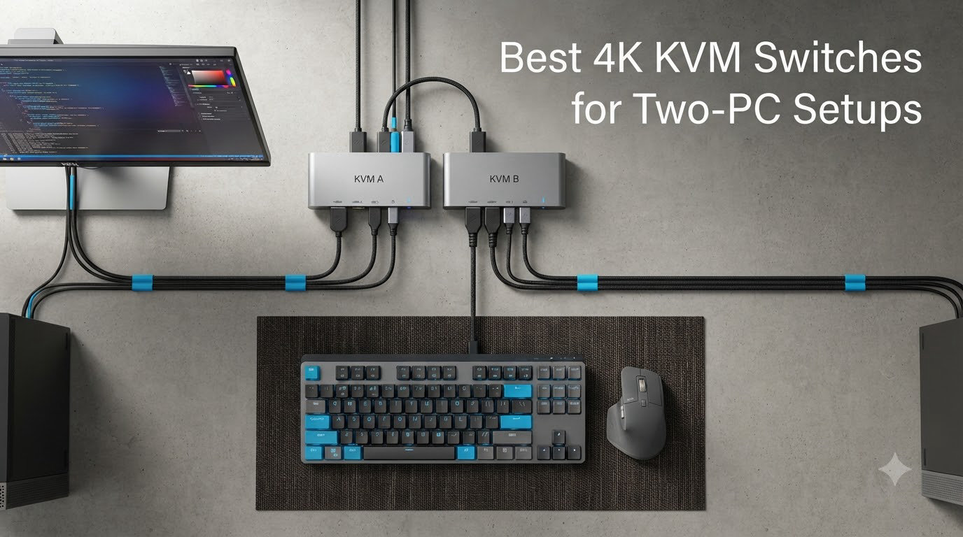 Best 4K KVM Switches for Two-PC Setups