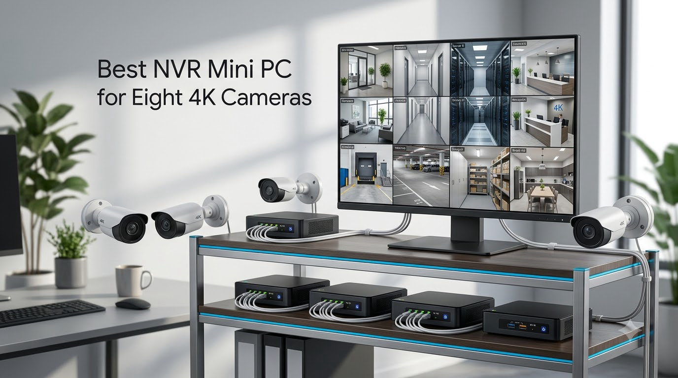 Best NVR Mini PC for Eight 4K Cameras