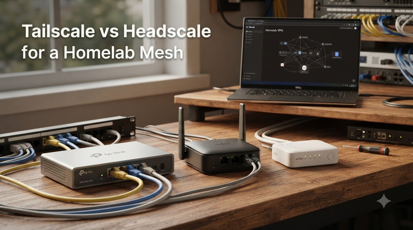Tailscale vs Headscale for a Homelab Mesh