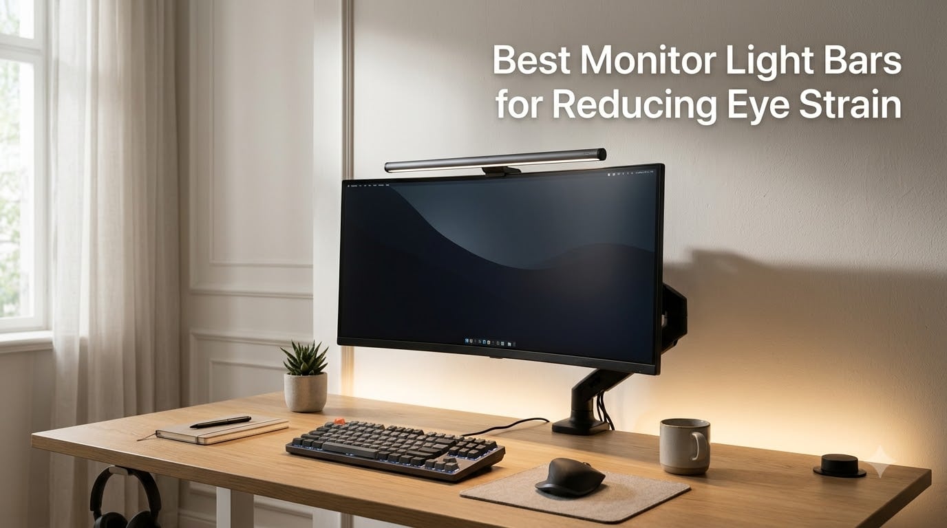 Best Monitor Light Bars for Reducing Eye Strain