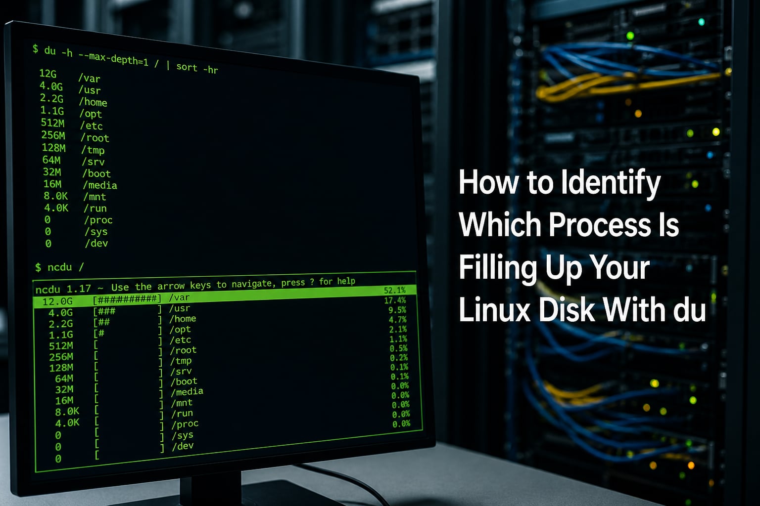 How to Identify Which Process Is Filling Up Your Linux Disk With du