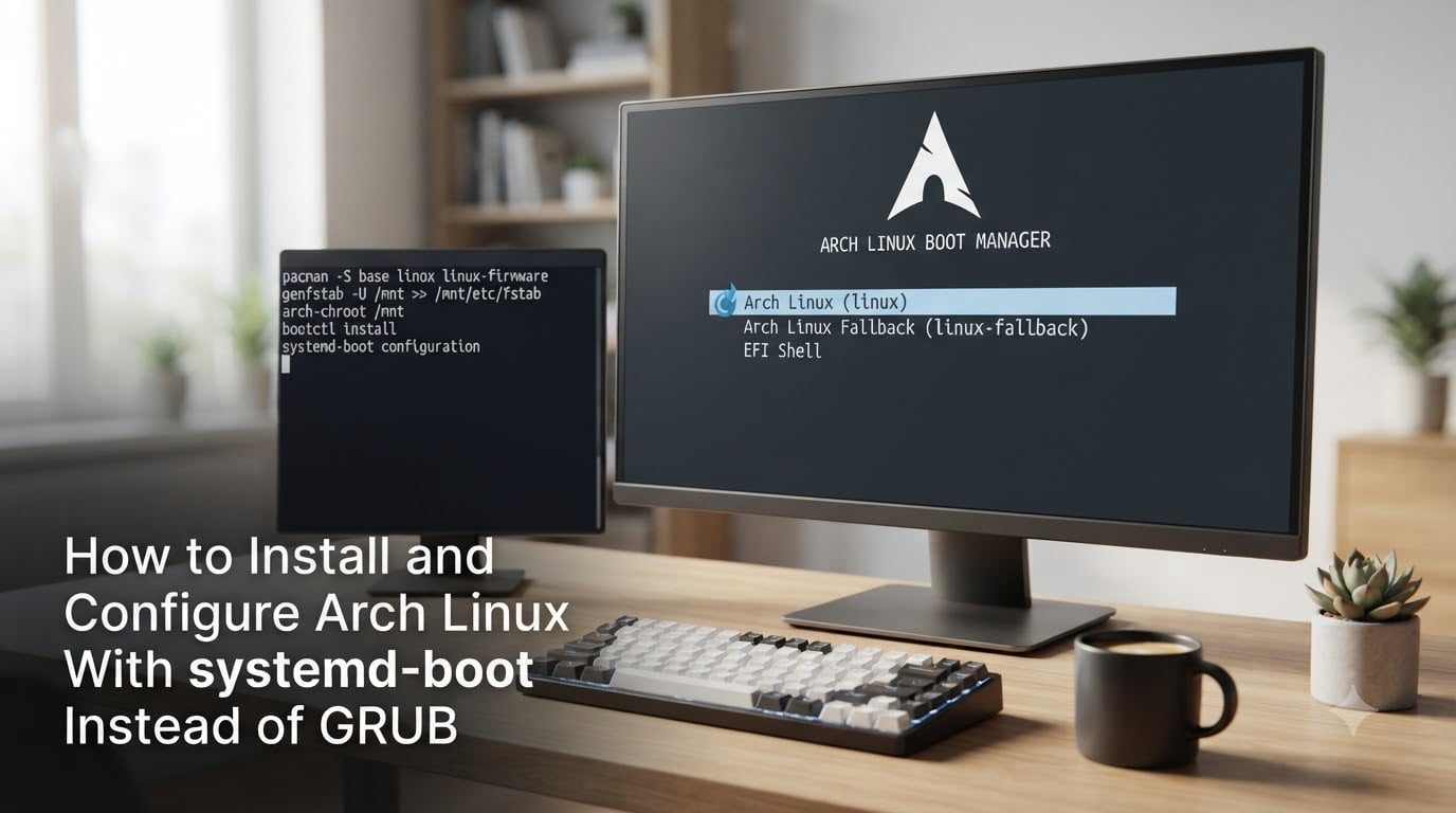 How to Install and Configure Arch Linux With systemd-boot Instead of GRUB