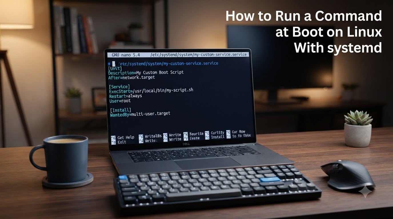 How to Run a Command at Boot on Linux With systemd