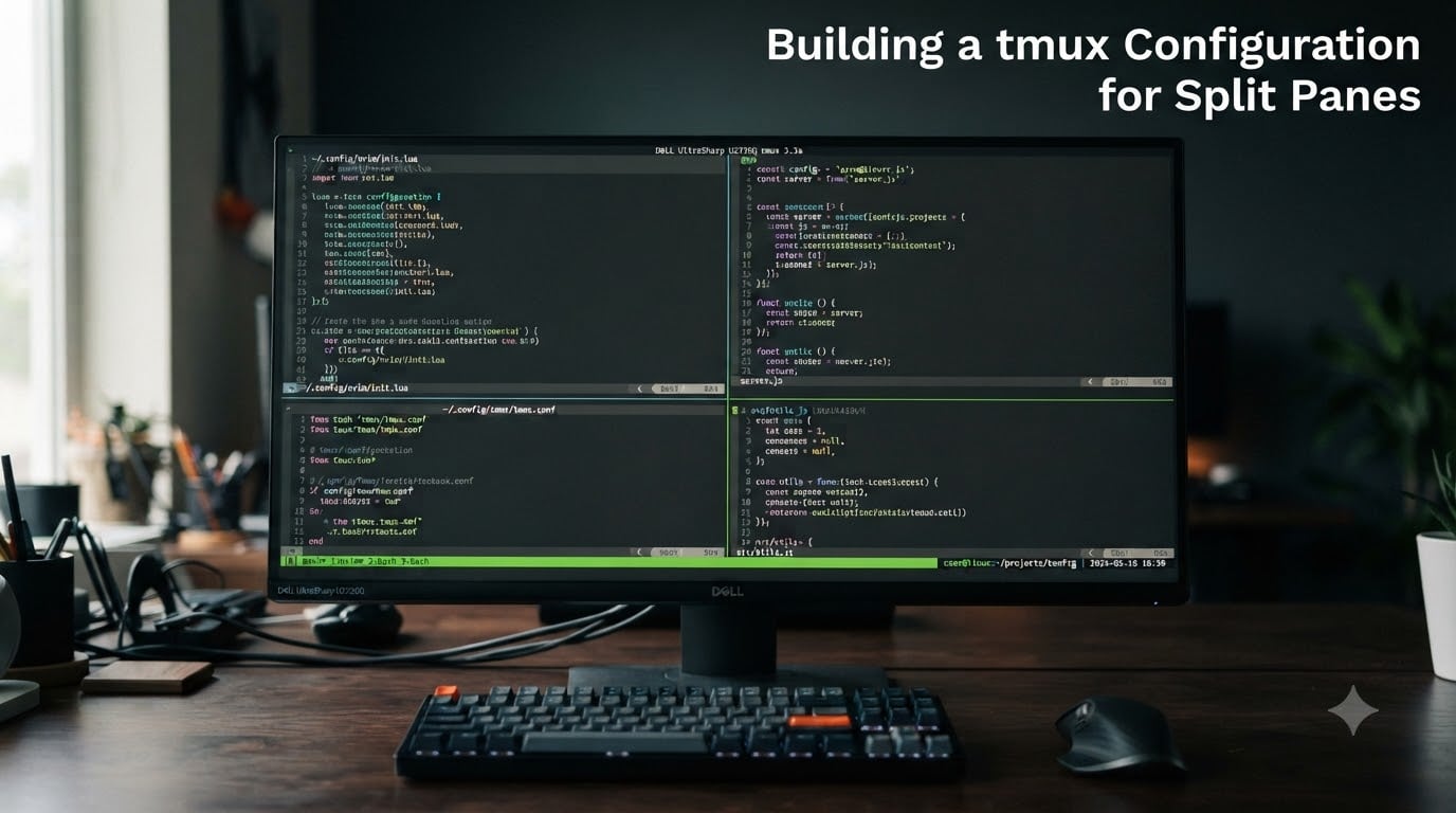 Building a tmux Configuration for Split Panes