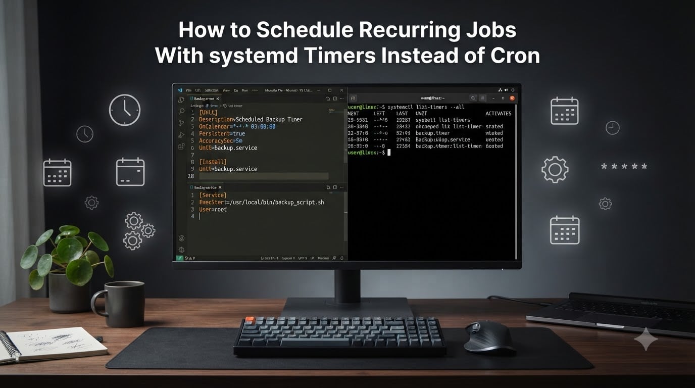 How to Schedule Recurring Jobs With systemd Timers Instead of Cron