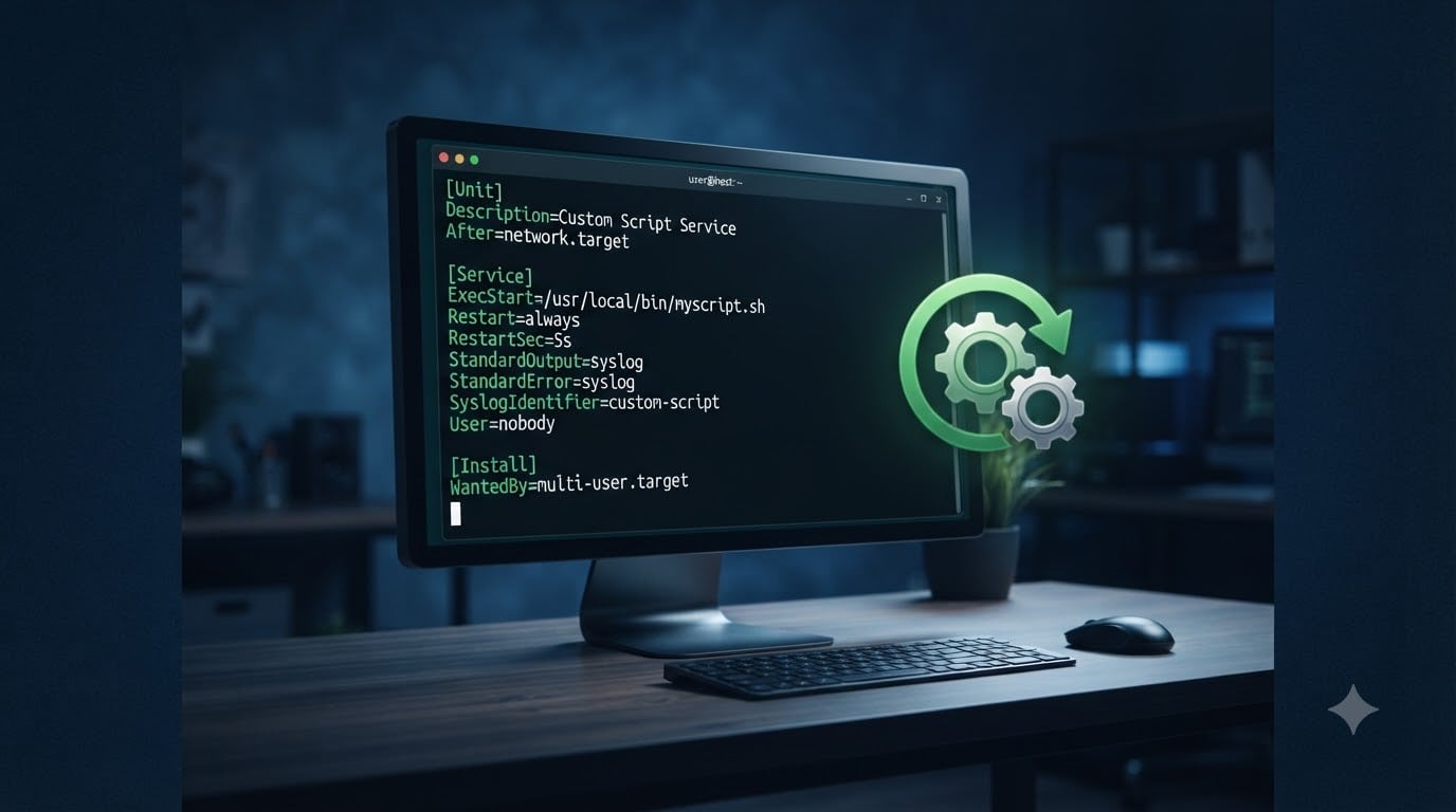 How to Create a systemd Service for a Custom Script That Restarts on Failure