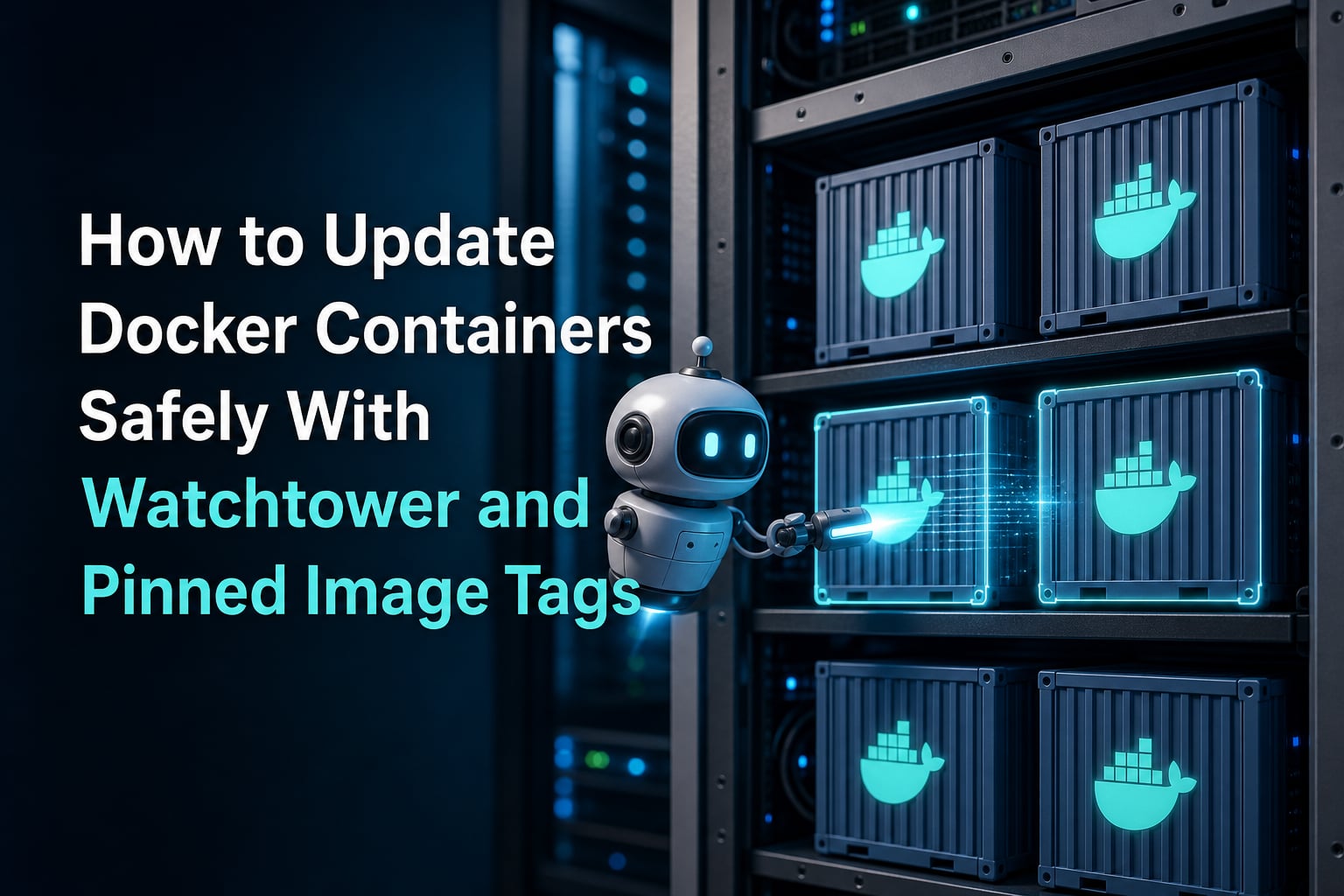 How to Update Docker Containers Safely With Watchtower and Pinned Image Tags
