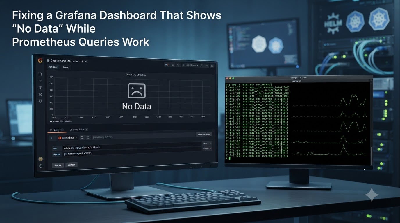 Fixing a Grafana Dashboard That Shows "No Data" While Prometheus Queries Work