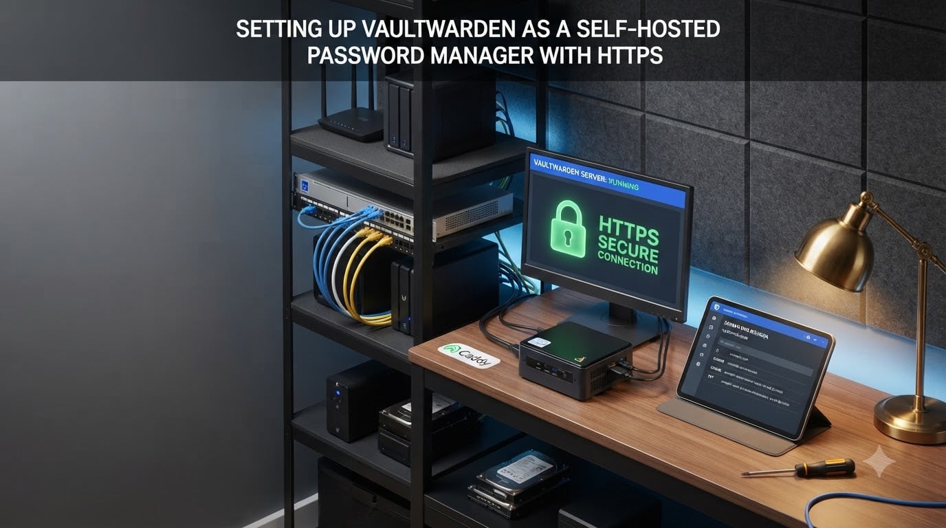 Setting Up Vaultwarden as a Self-Hosted Password Manager With HTTPS