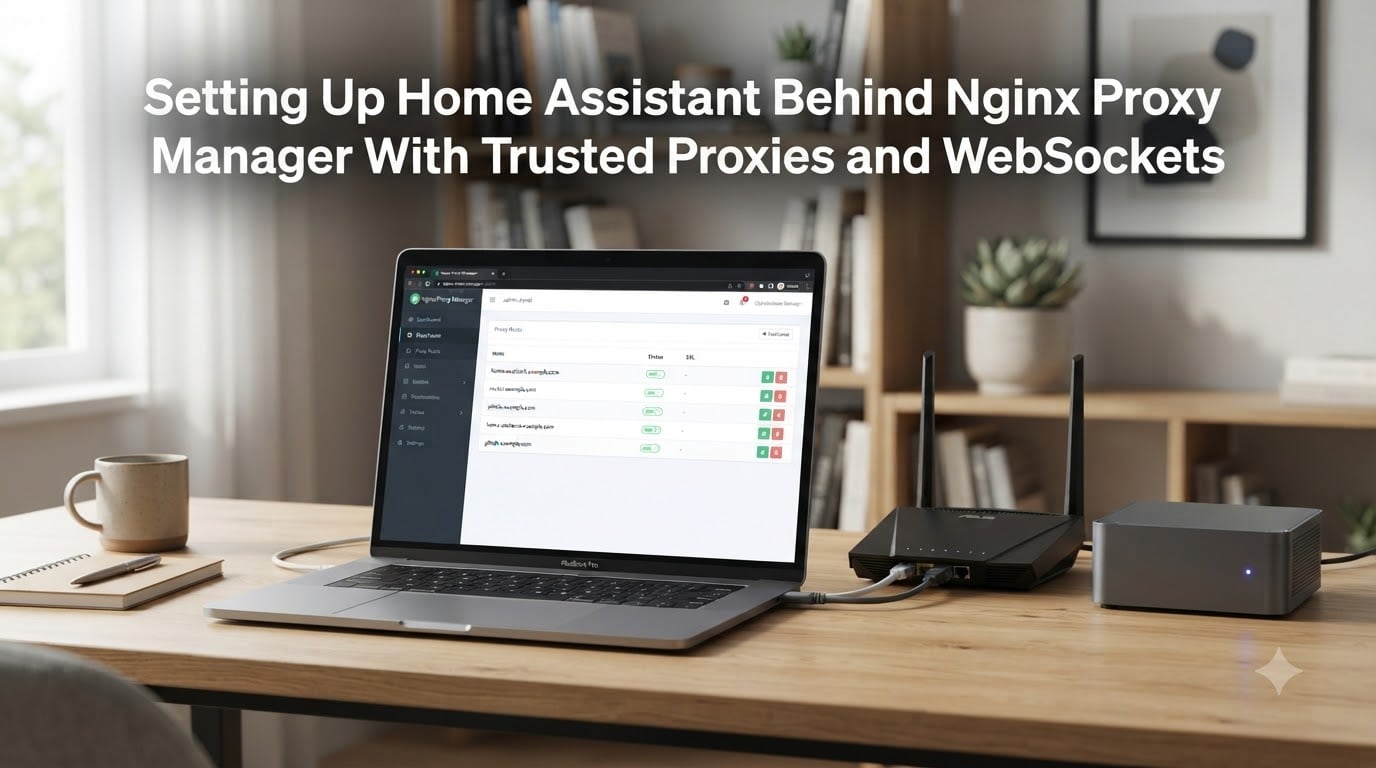 Setting Up Home Assistant Behind Nginx Proxy Manager With Trusted Proxies and WebSockets