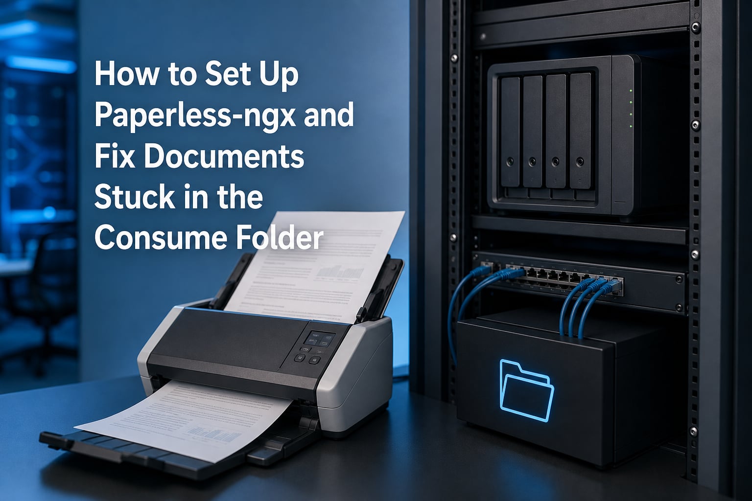 How to Set Up Paperless-ngx and Fix Documents Stuck in the Consume Folder
