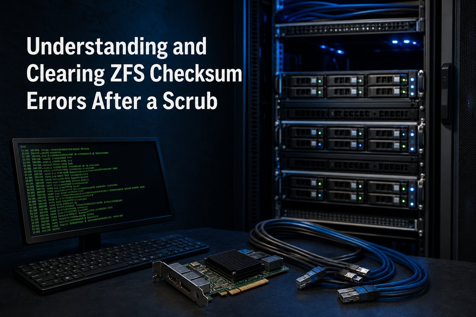 Understanding and Clearing ZFS Checksum Errors After a Scrub