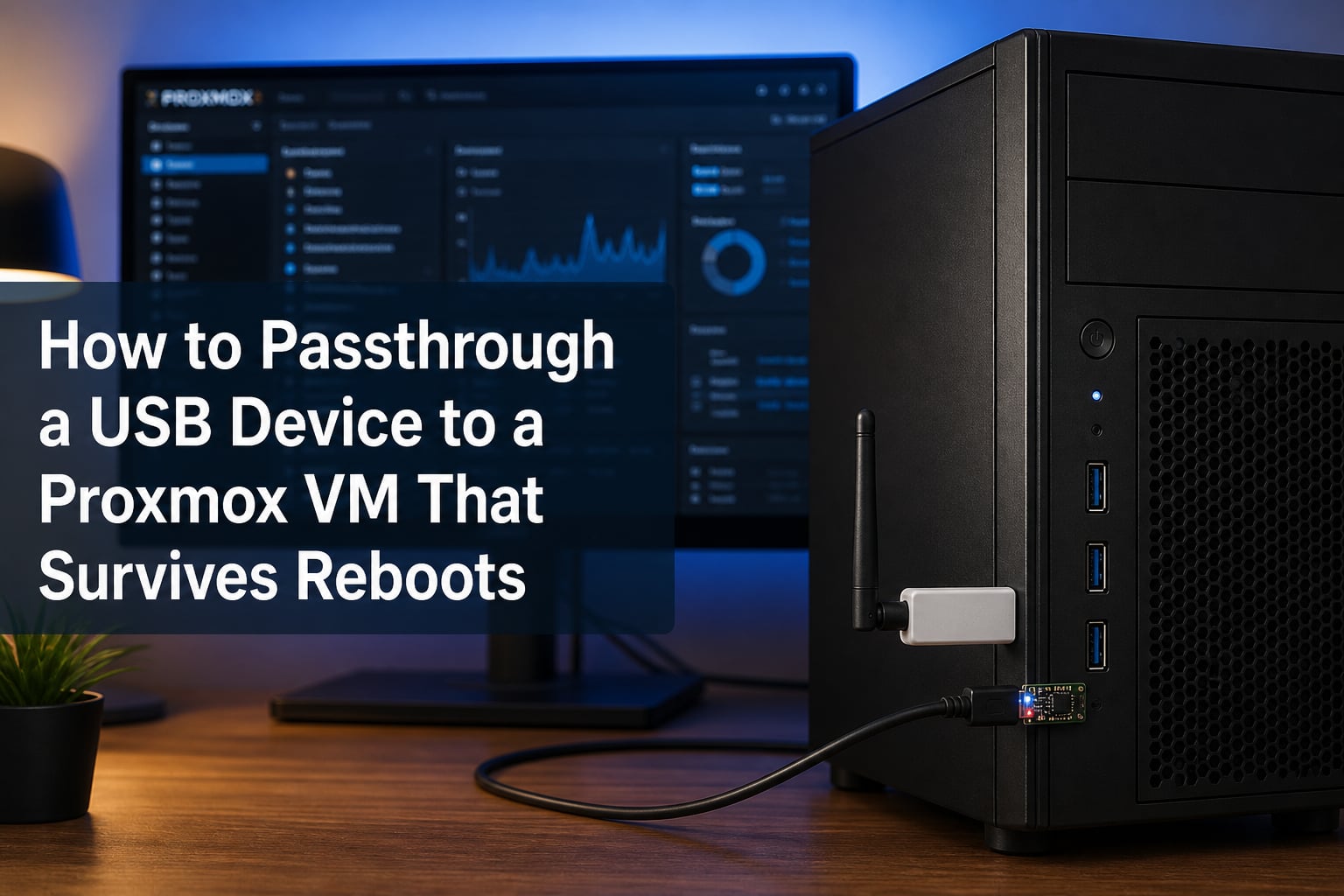 How to Passthrough a USB Device to a Proxmox VM That Survives Reboots