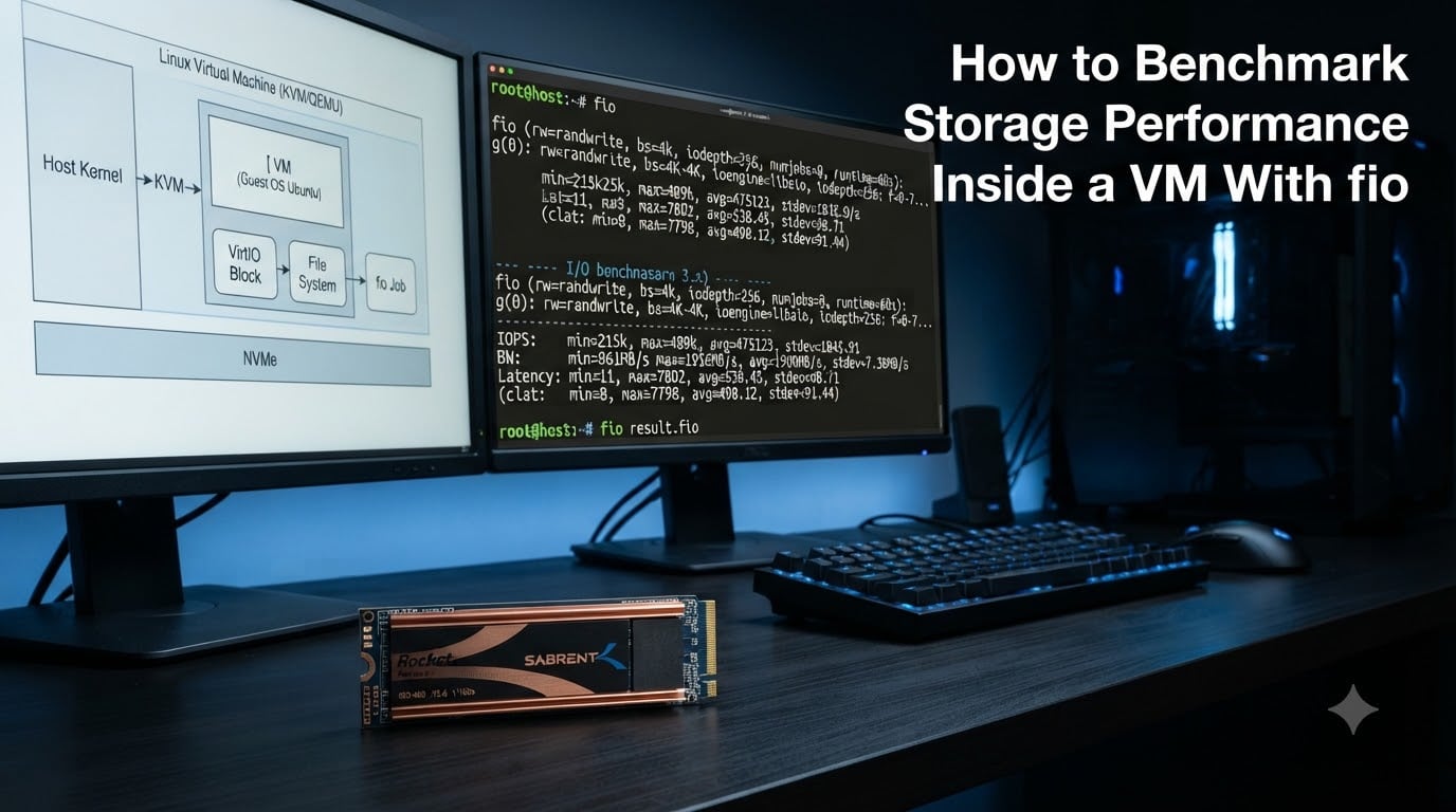 How to Benchmark Storage Performance Inside a VM With fio