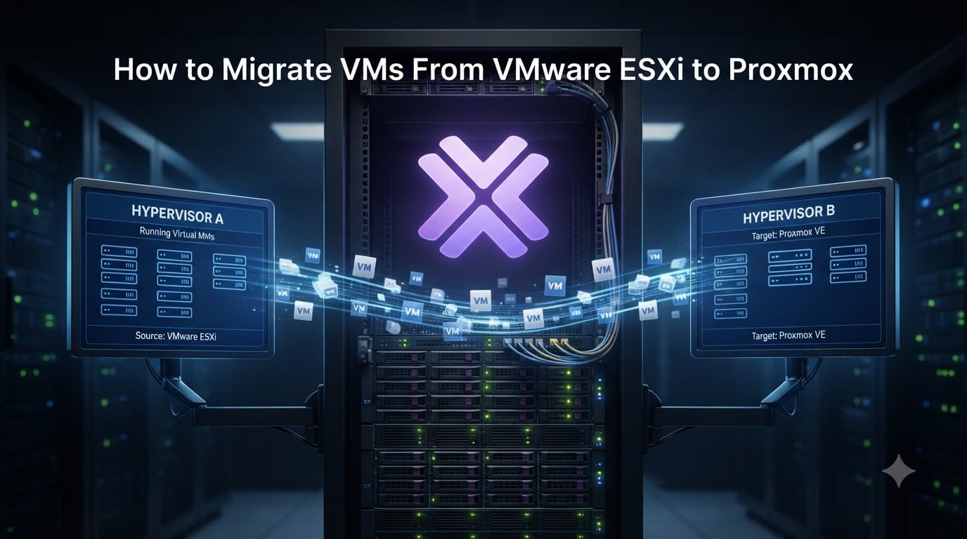 How to Migrate VMs From VMware ESXi to Proxmox