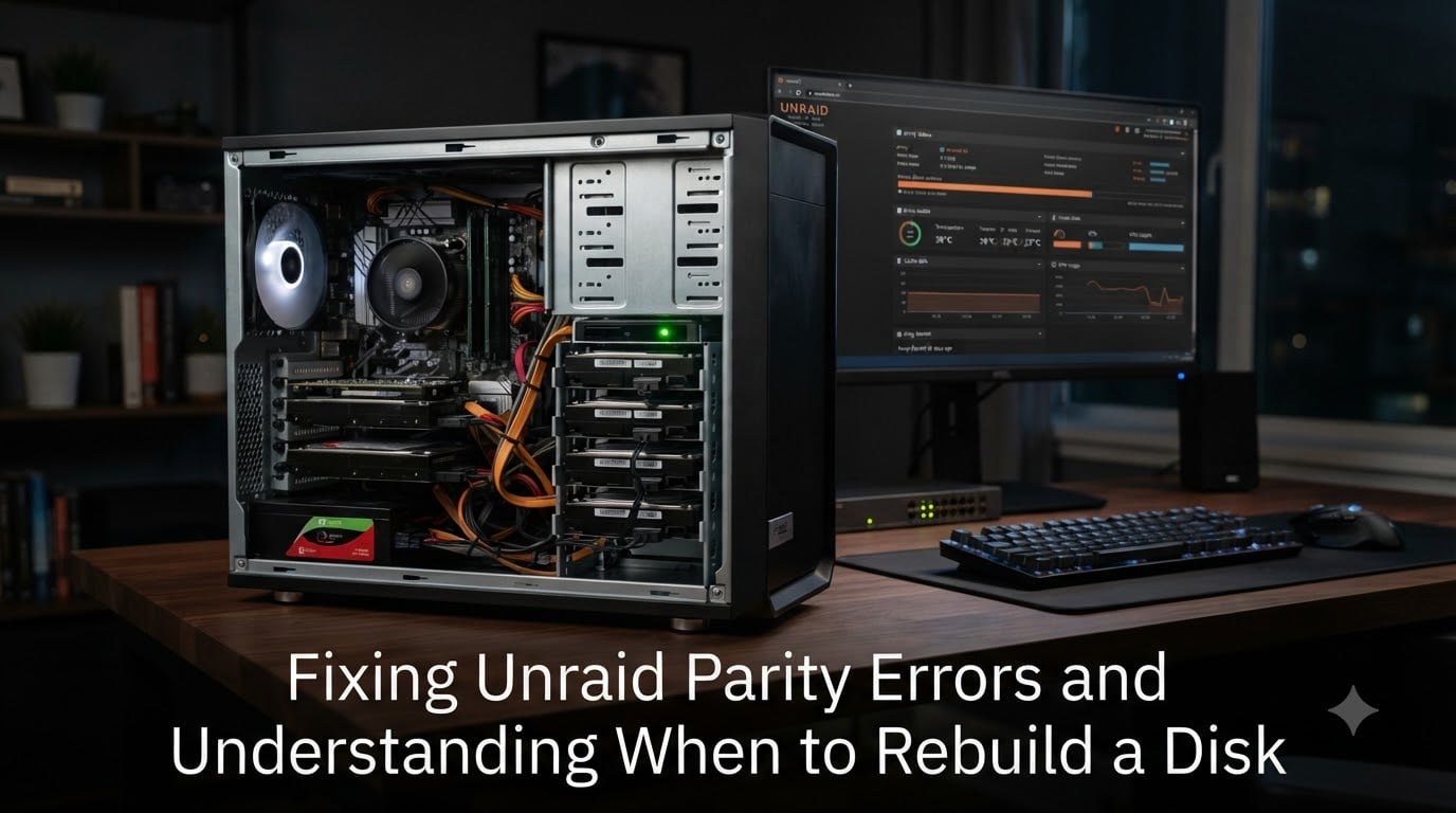 Fixing Unraid Parity Errors and Understanding When to Rebuild a Disk
