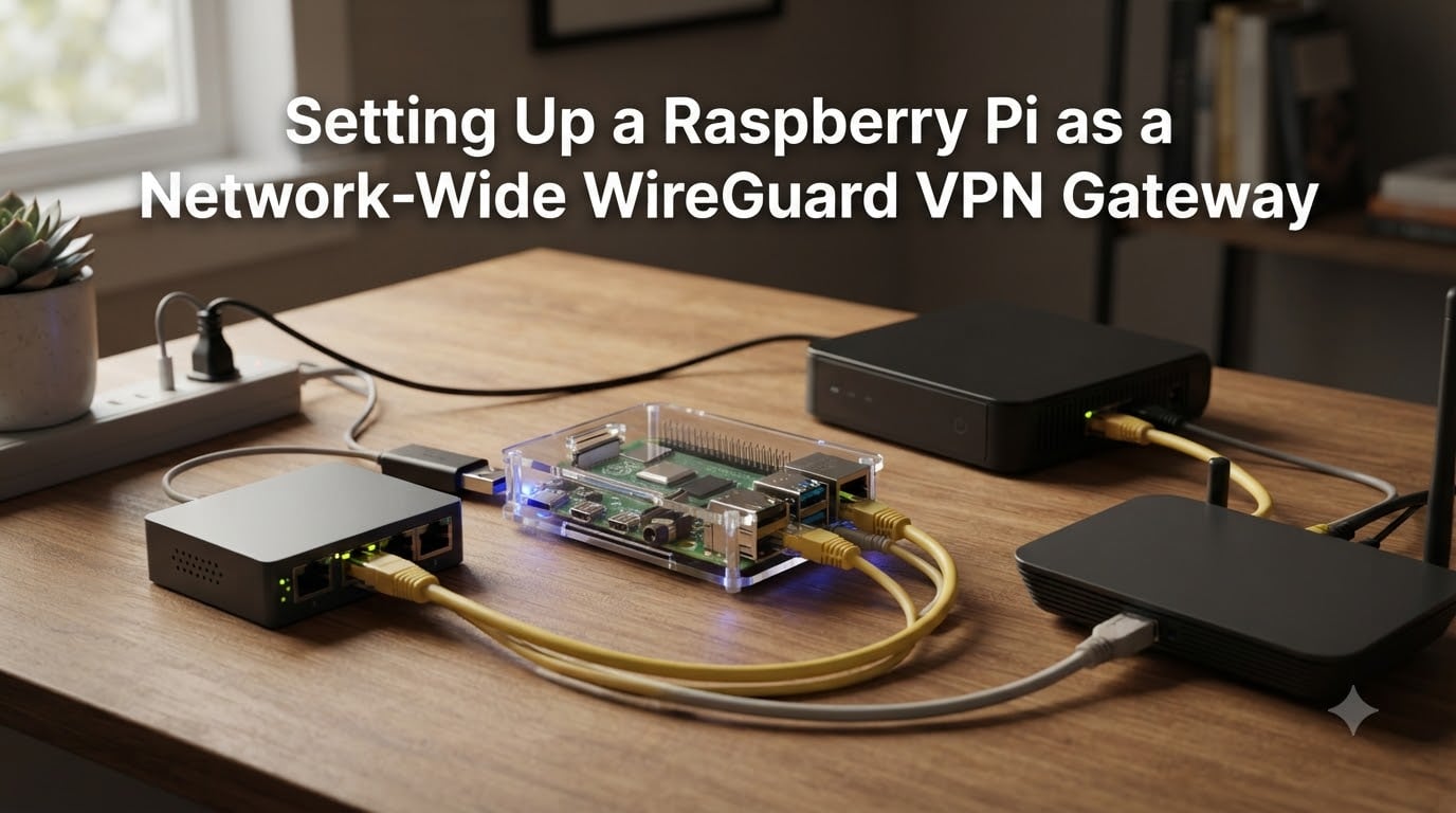 Setting Up a Raspberry Pi as a Network-Wide WireGuard VPN Gateway