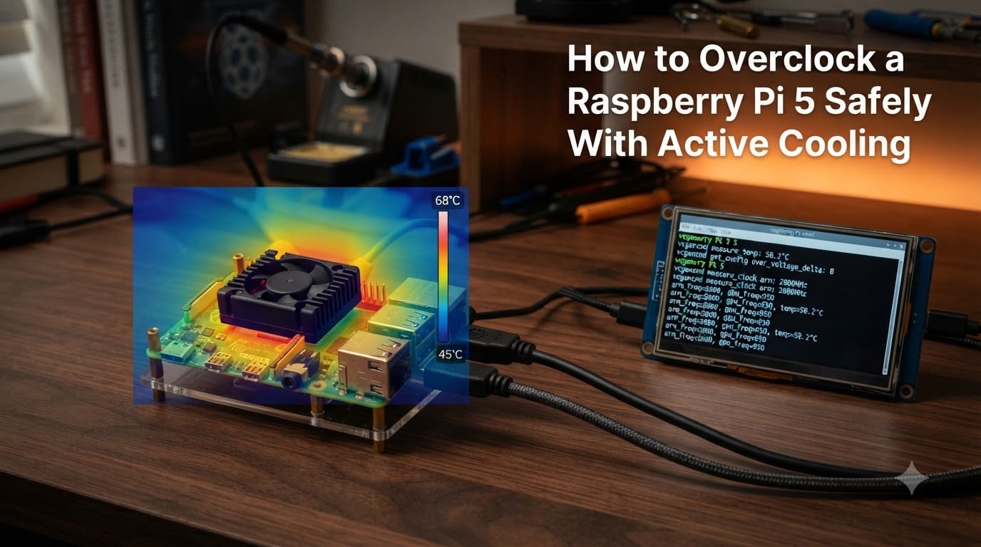 How to Overclock a Raspberry Pi 5 Safely With Active Cooling