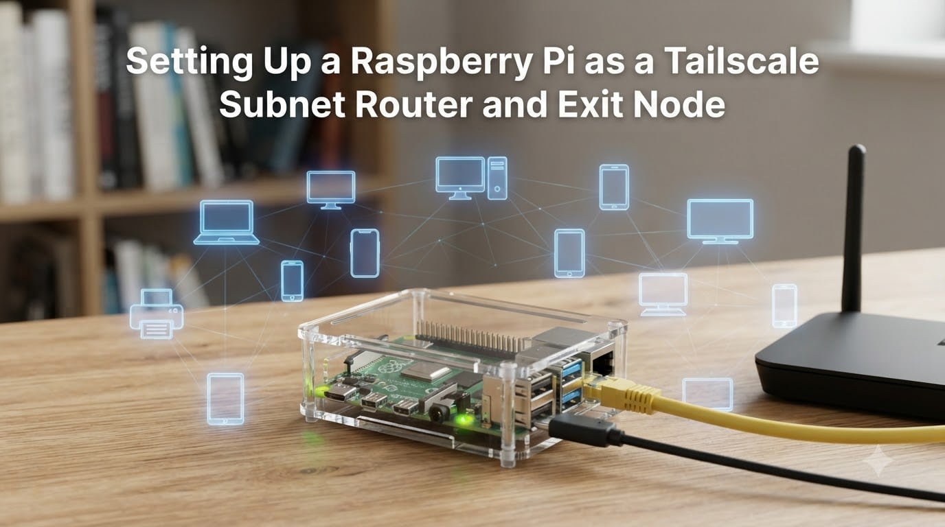 Setting Up a Raspberry Pi as a Tailscale Subnet Router and Exit Node