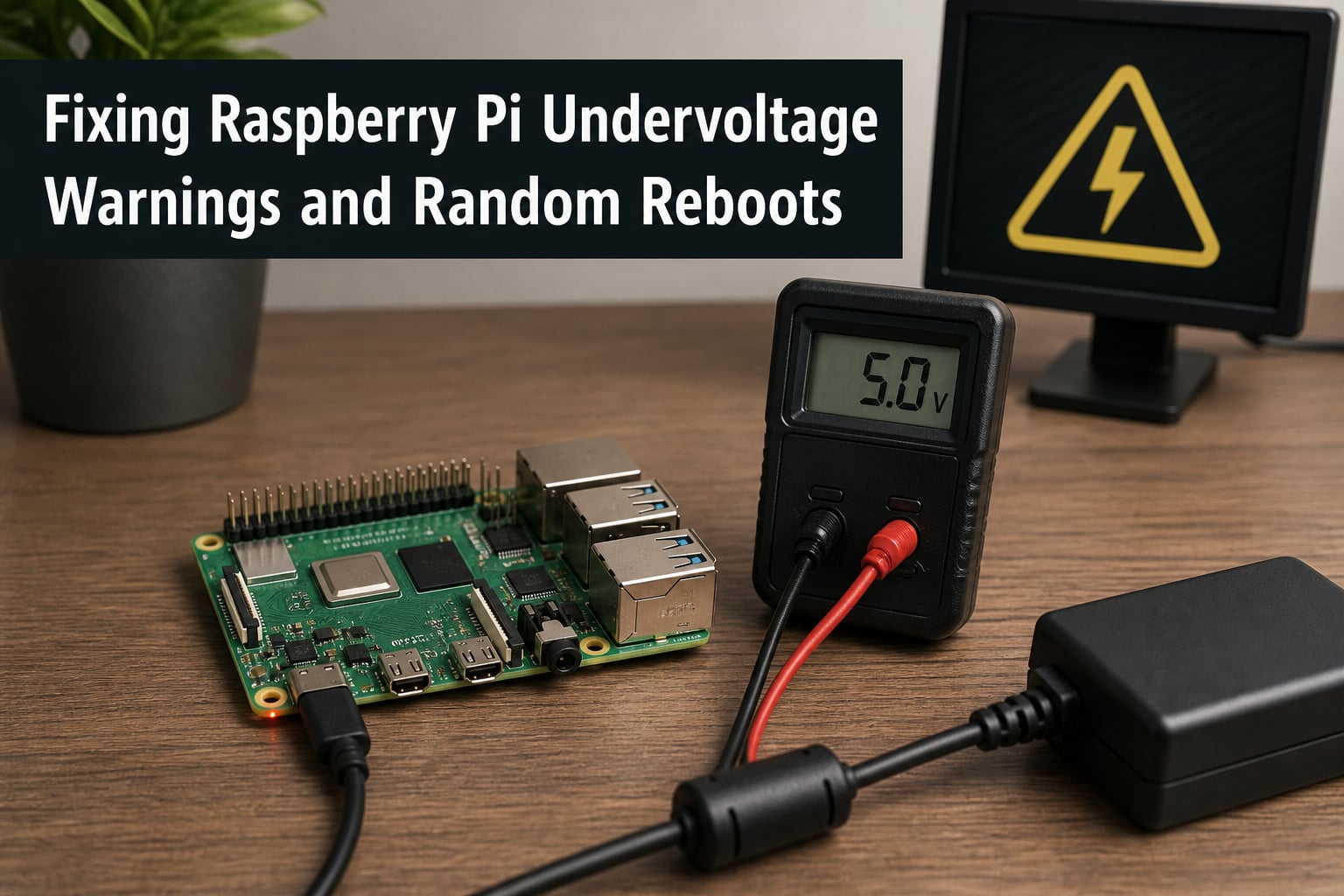 Fixing Raspberry Pi Undervoltage Warnings and Random Reboots