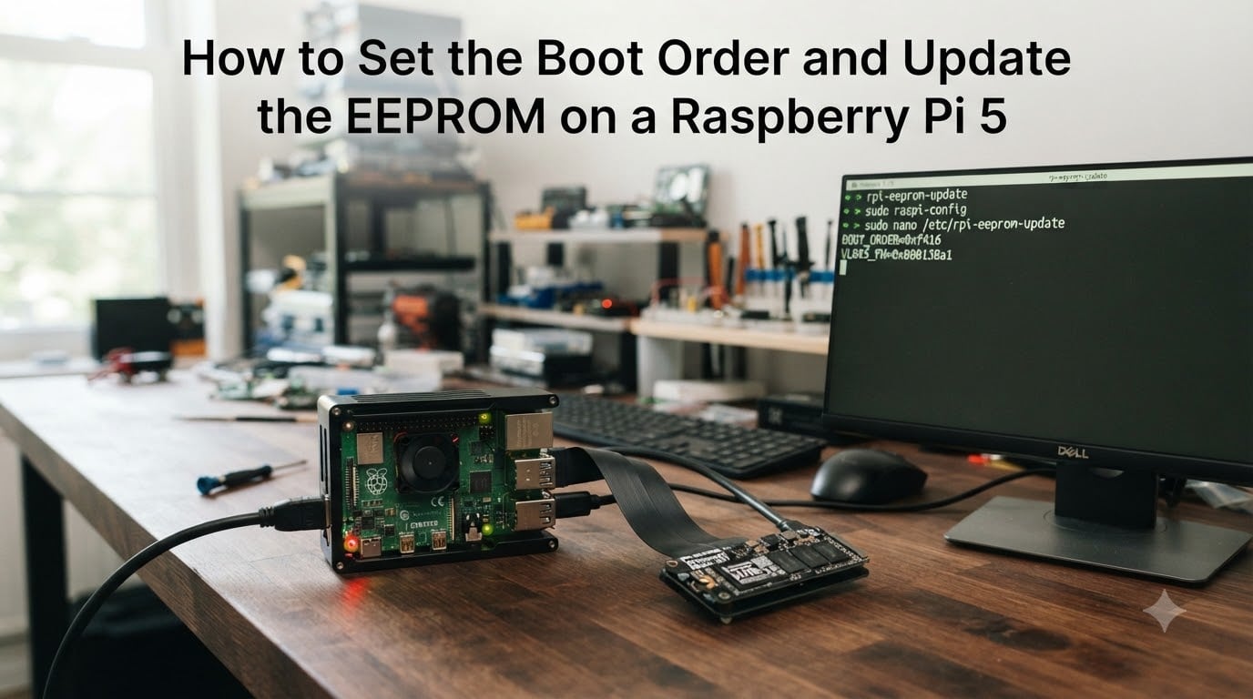 How to Set the Boot Order and Update the EEPROM on a Raspberry Pi 5