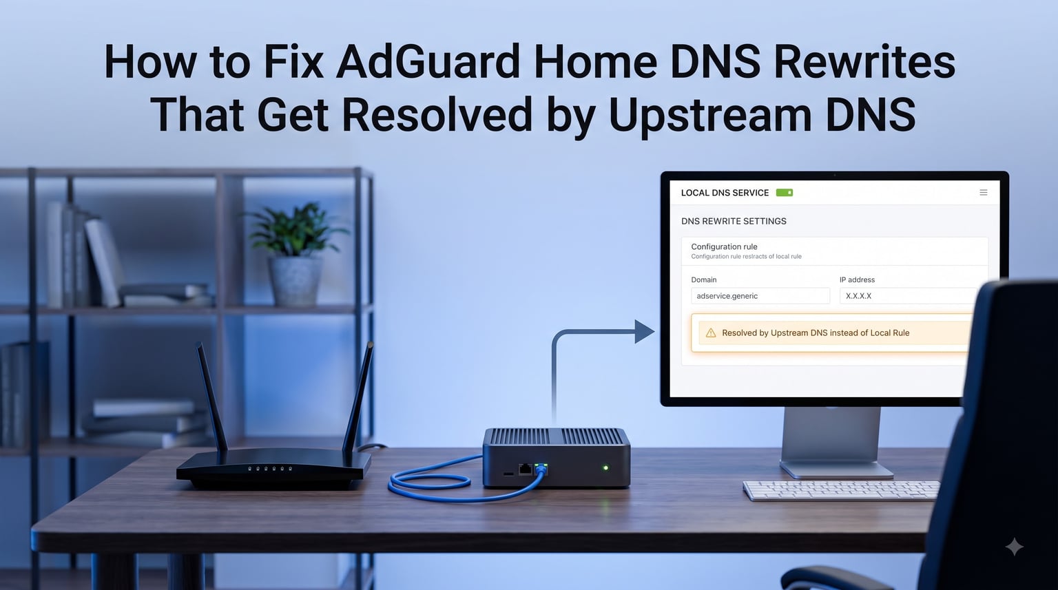 How to Fix AdGuard Home DNS Rewrites That Get Resolved by Upstream DNS