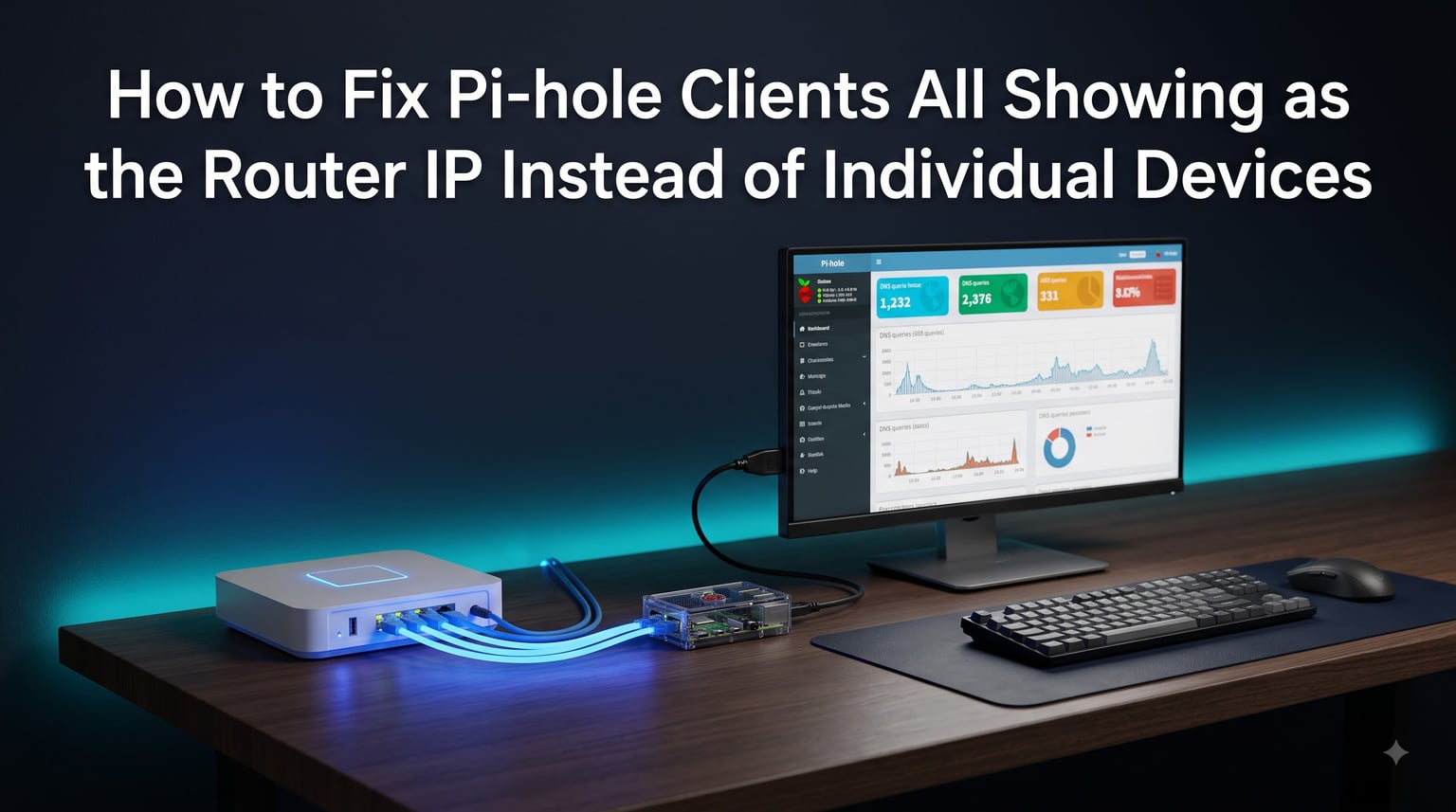 How to Fix Pi-hole Clients All Showing as the Router IP Instead of Individual Devices