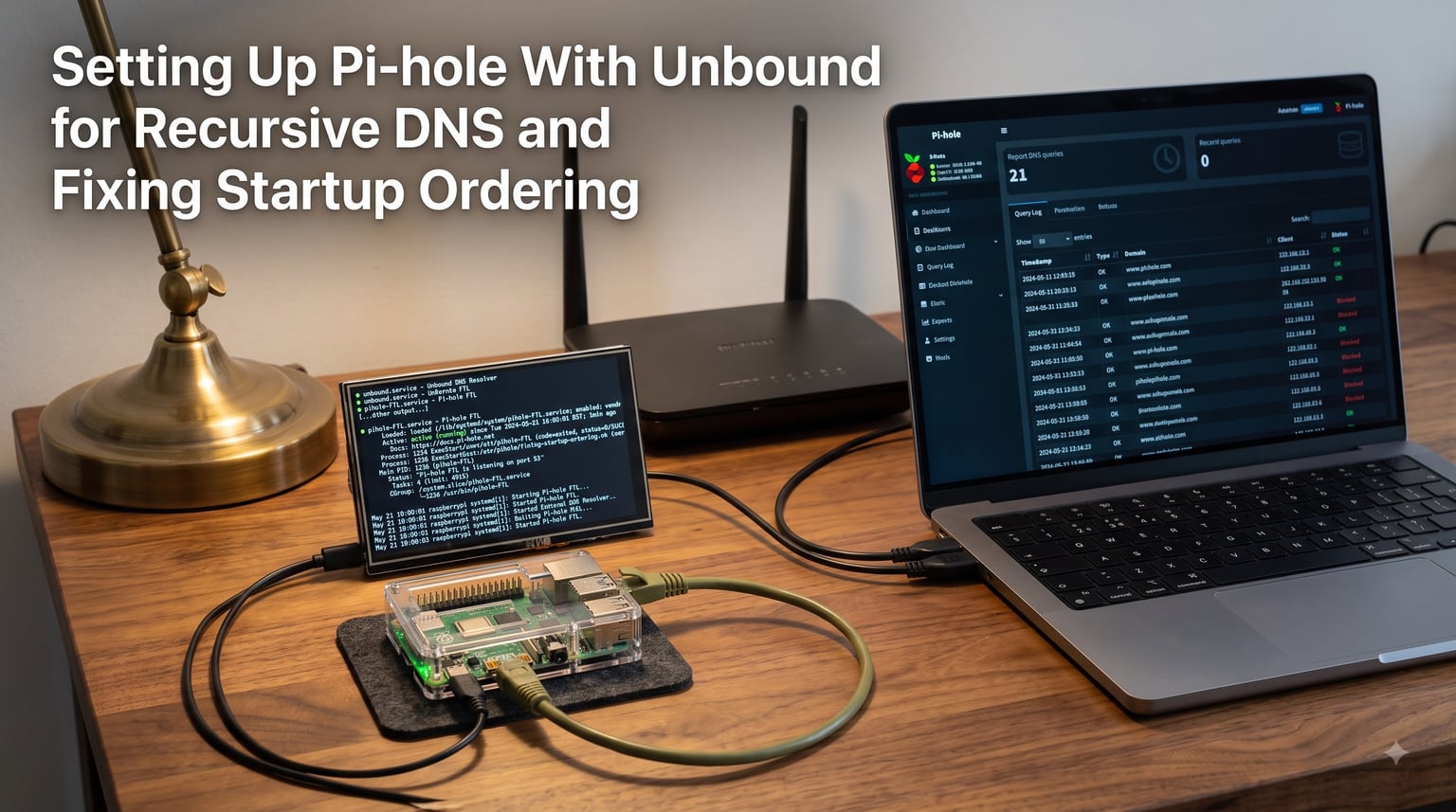 Setting Up Pi-hole With Unbound for Recursive DNS and Fixing Startup Ordering