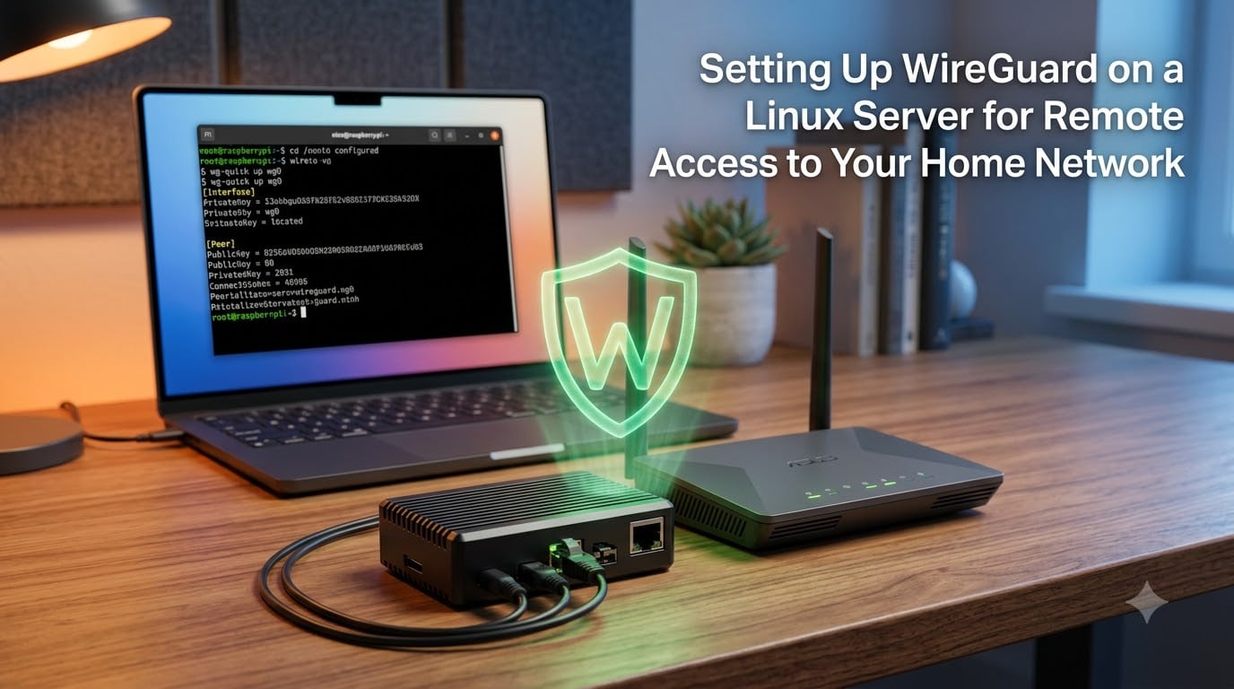 Setting Up WireGuard on a Linux Server for Remote Access to Your Home Network