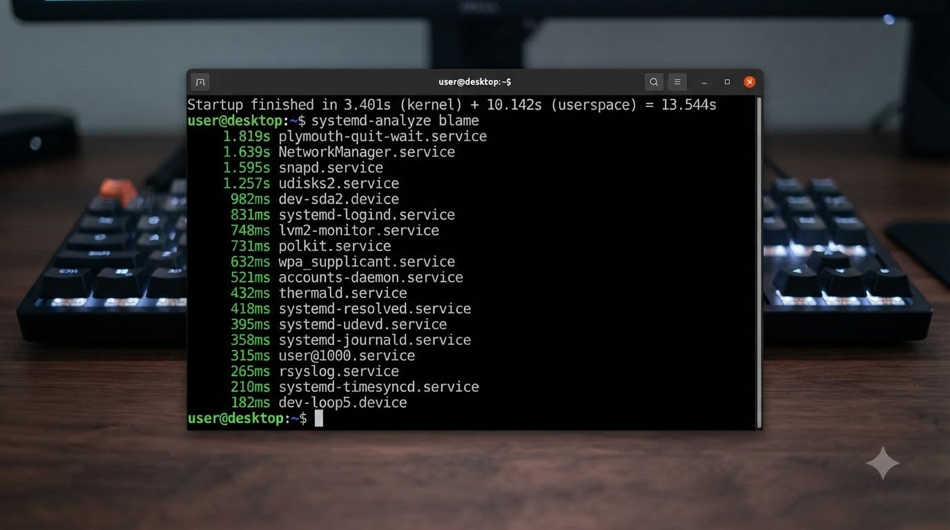 How to Find What's Slowing Down Linux Boot Time With systemd-analyze