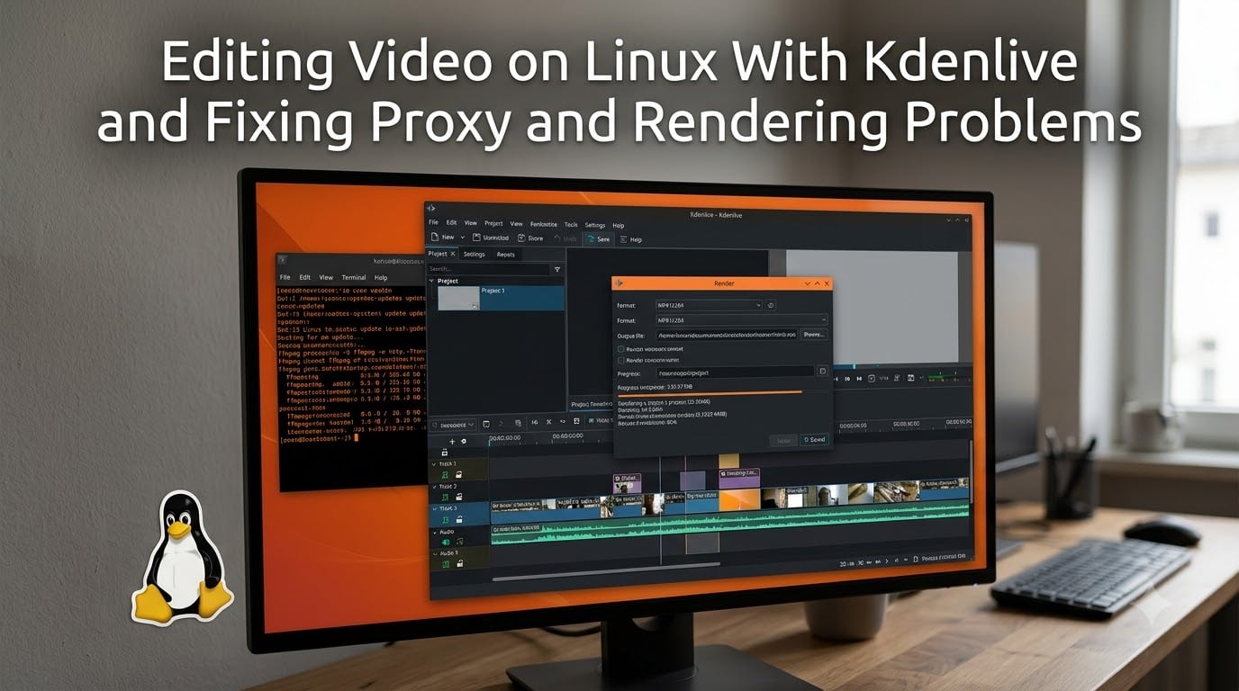 Editing Video on Linux With Kdenlive and Fixing Proxy and Rendering Problems