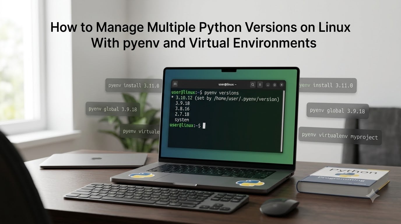 How to Manage Multiple Python Versions on Linux With pyenv and Virtual Environments