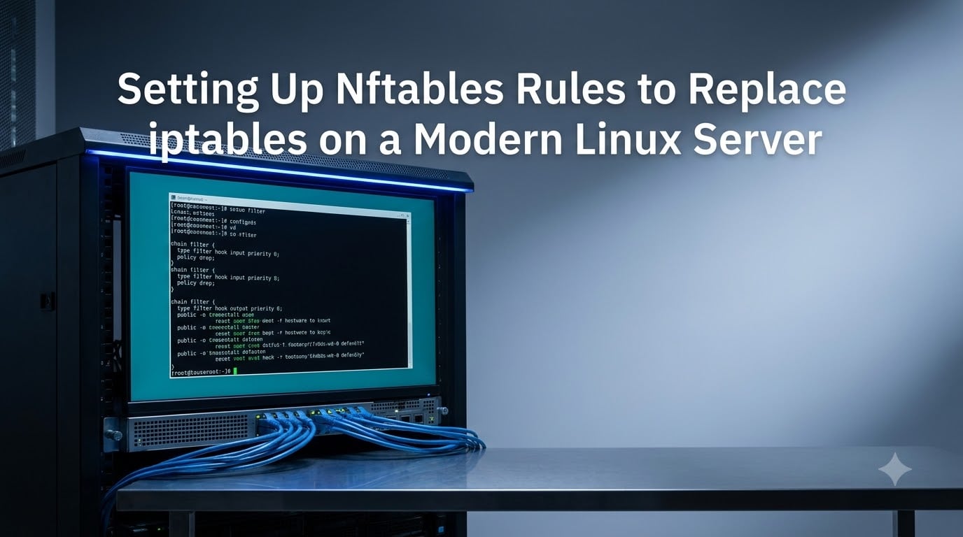 Setting Up Nftables Rules to Replace iptables on a Modern Linux Server