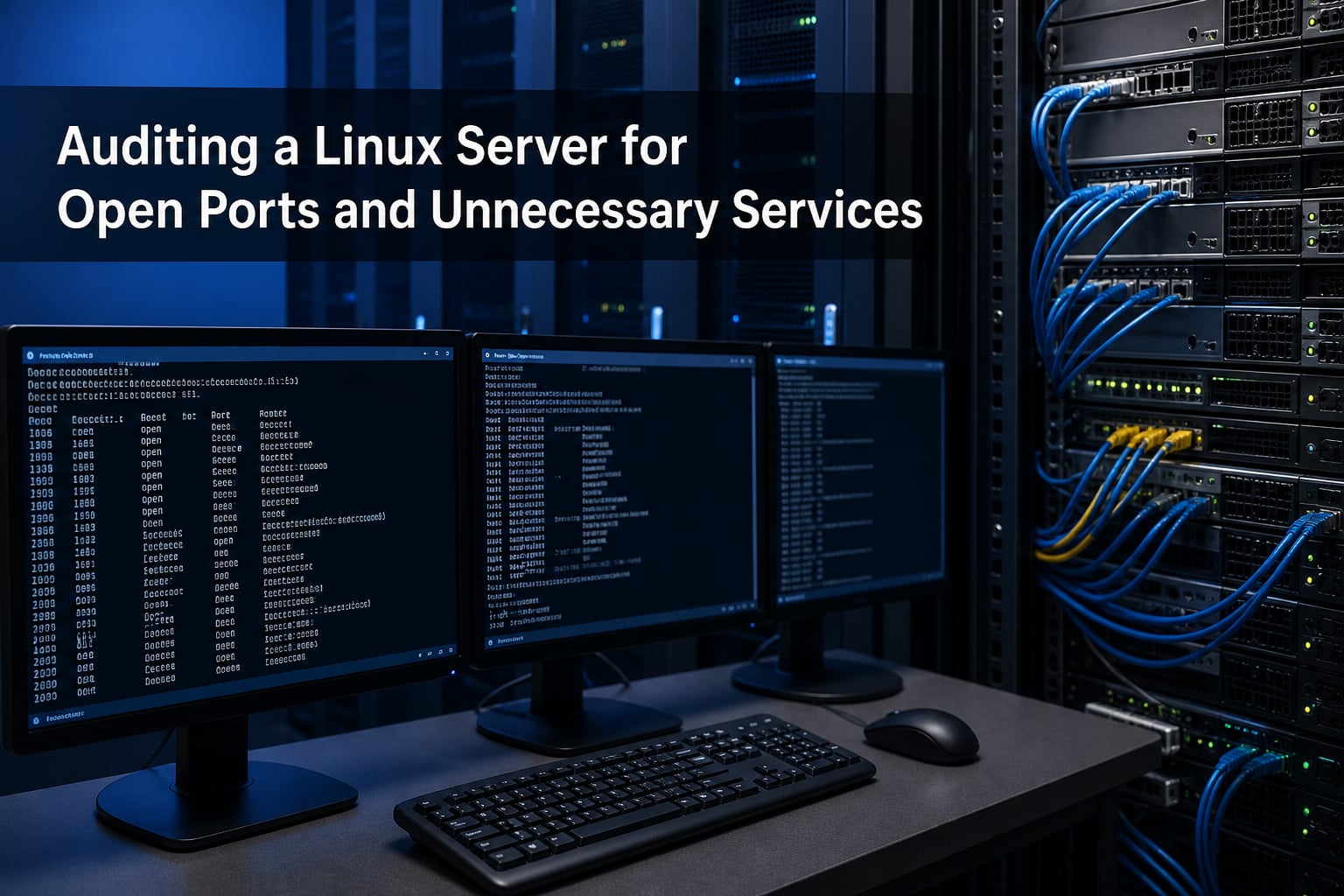 Auditing a Linux Server for Open Ports and Unnecessary Services
