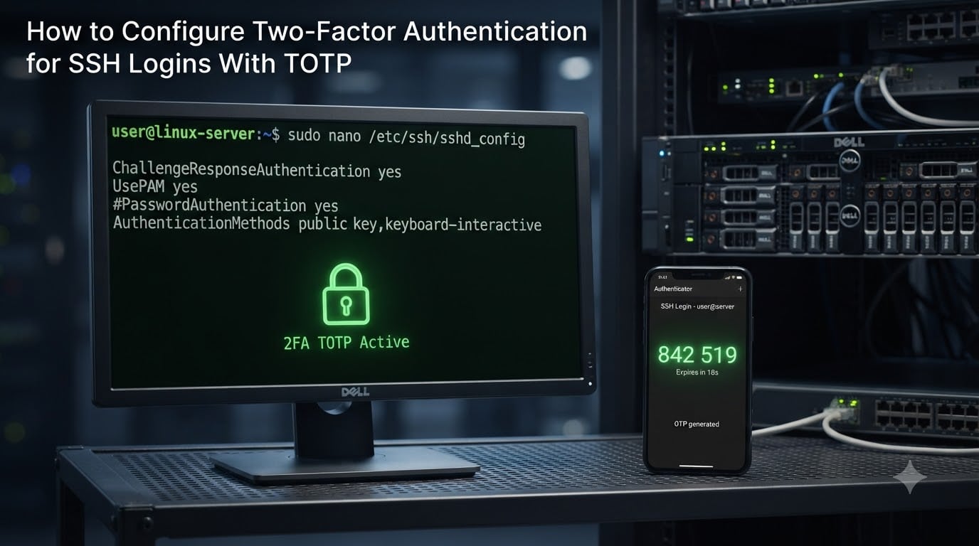 How to Configure Two-Factor Authentication for SSH Logins With TOTP
