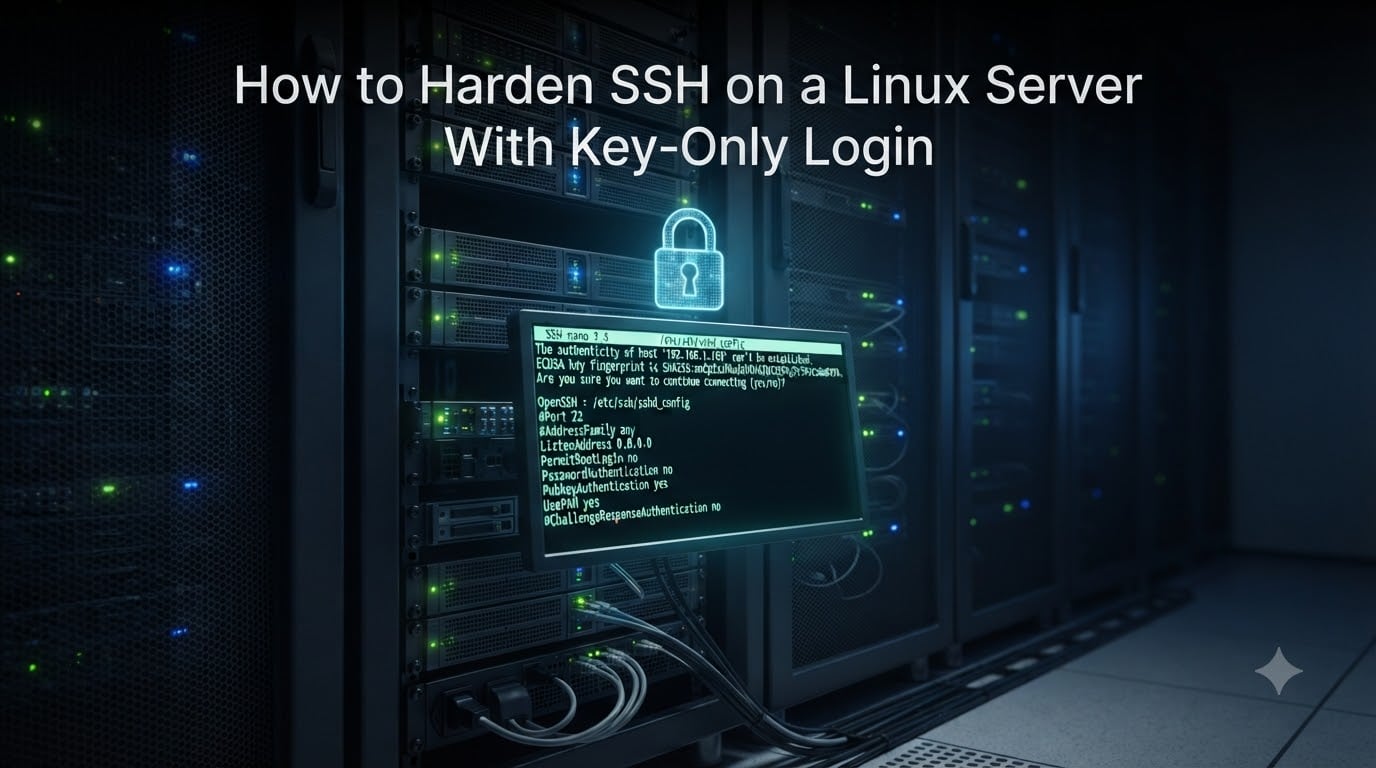 How to Harden SSH on a Linux Server With Key-Only Login