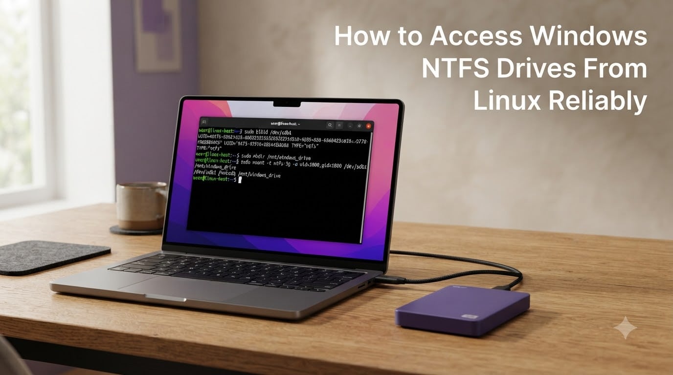 How to Access Windows NTFS Drives From Linux Reliably