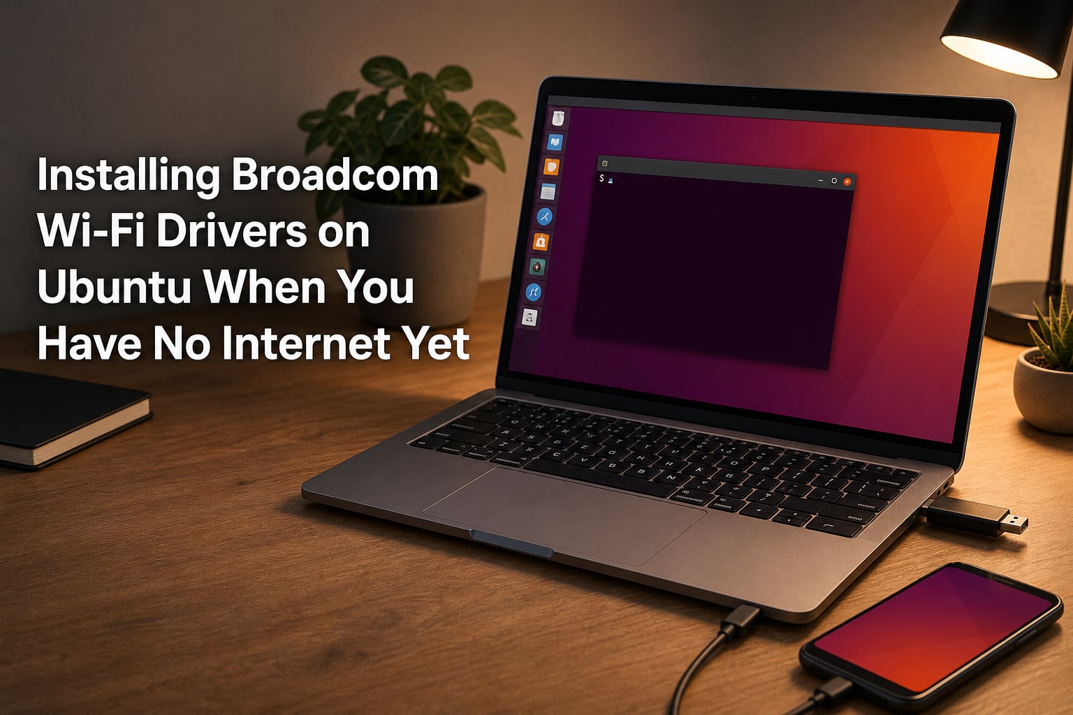 Installing Broadcom Wi-Fi Drivers on Ubuntu When You Have No Internet Yet