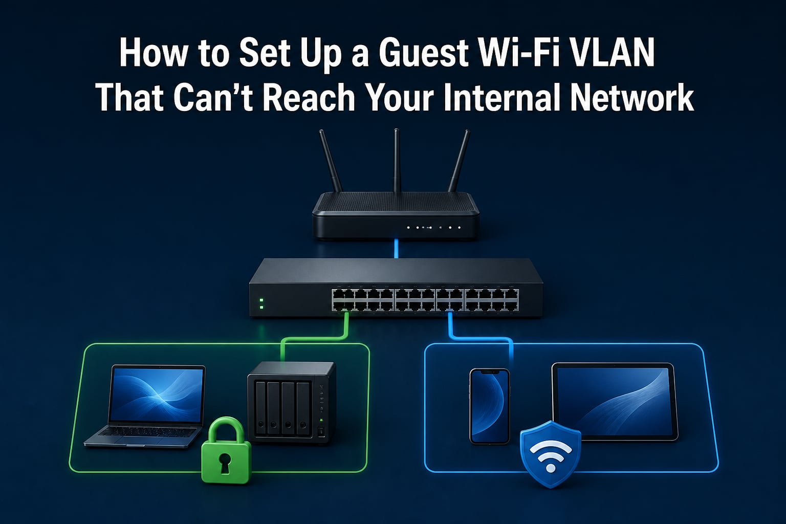 How to Set Up a Guest Wi-Fi VLAN That Can't Reach Your Internal Network
