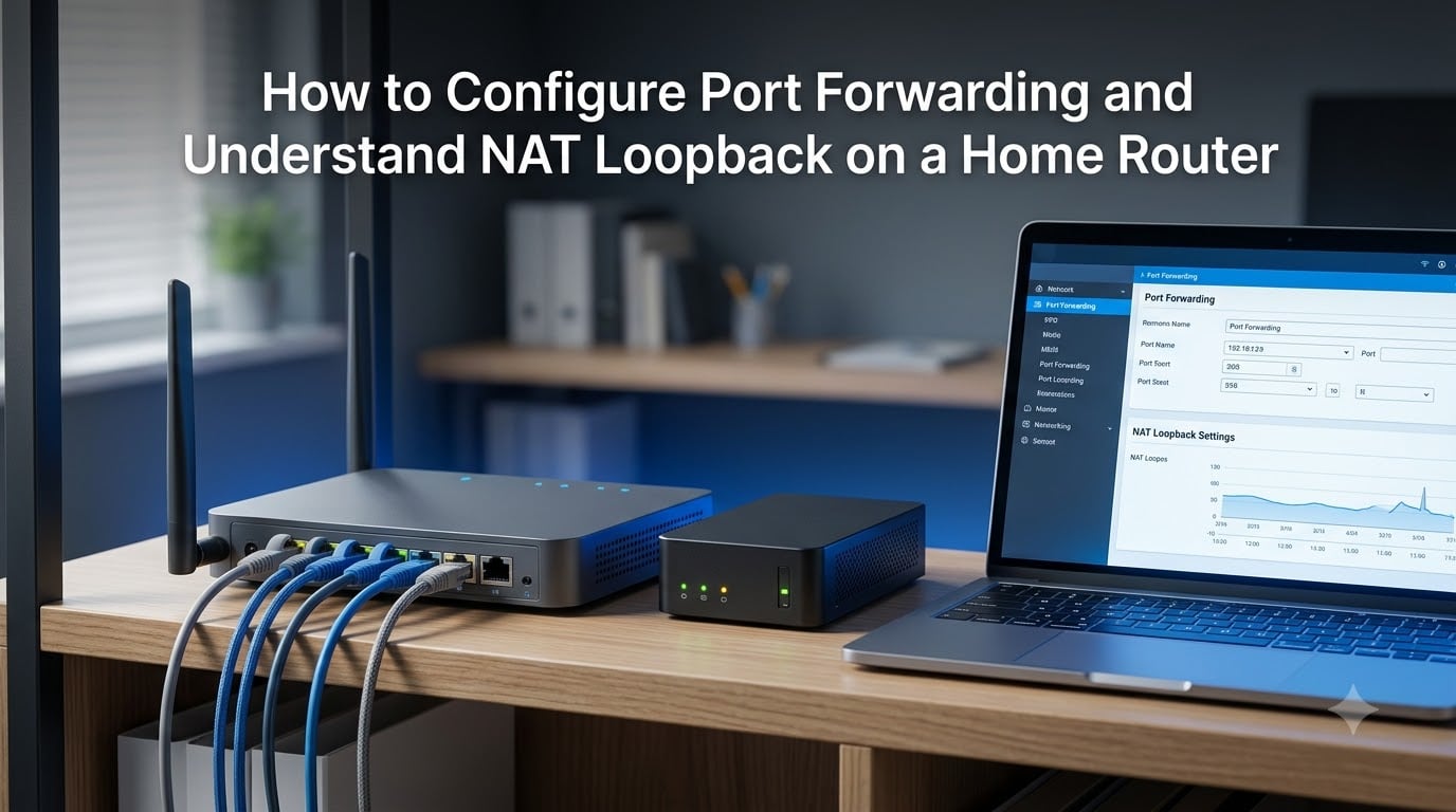 How to Configure Port Forwarding and Understand NAT Loopback on a Home Router