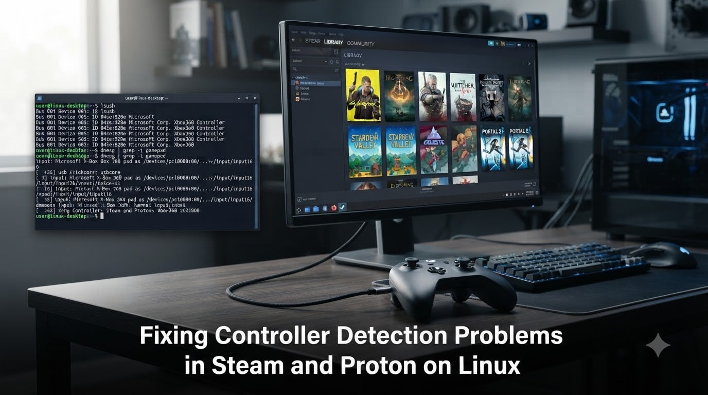 Fixing Controller Detection Problems in Steam and Proton on Linux