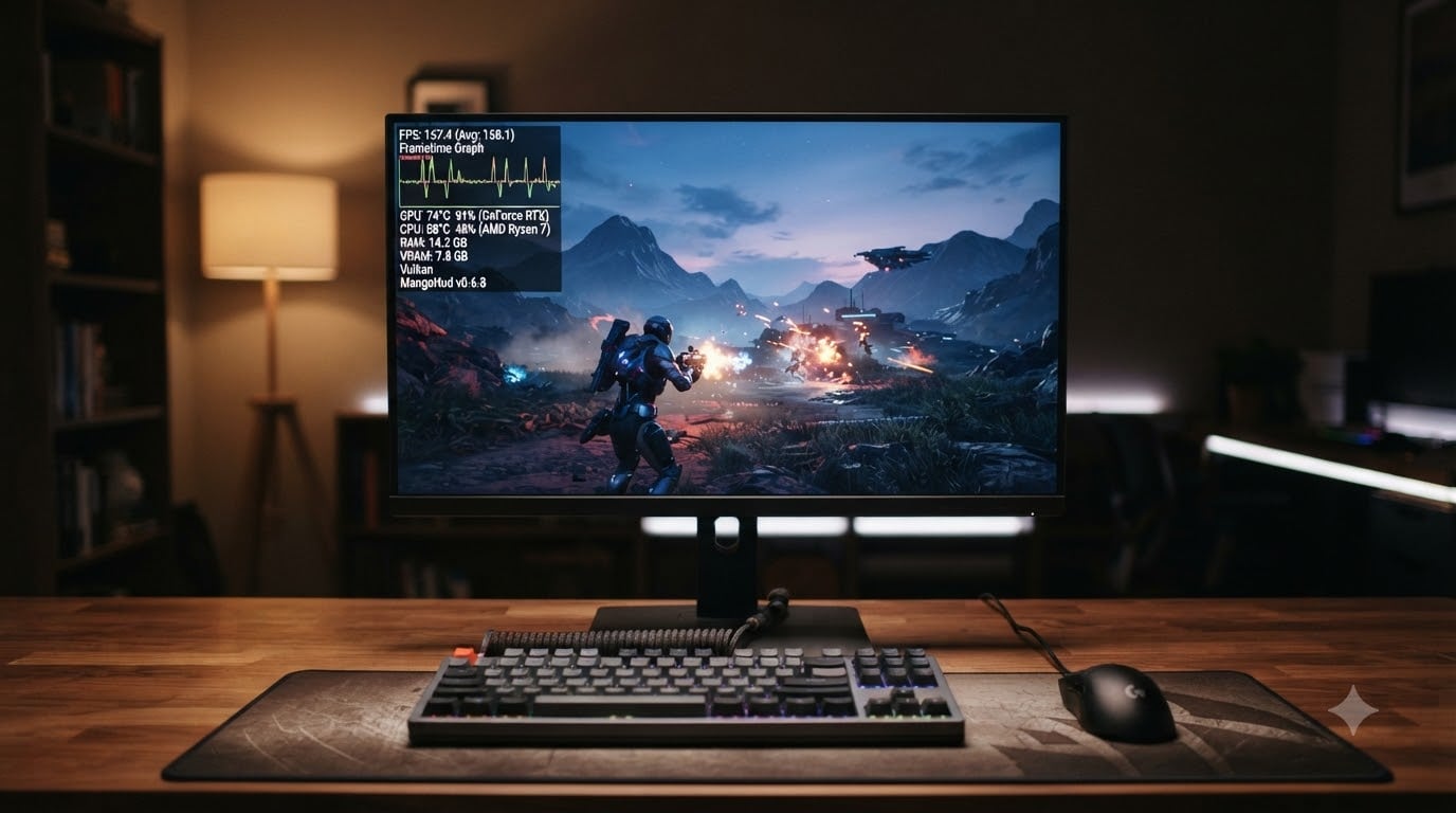Configuring MangoHud to Monitor FPS and Frametimes While Gaming on Linux