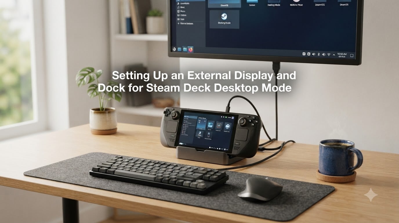 Setting Up an External Display and Dock for Steam Deck Desktop Mode