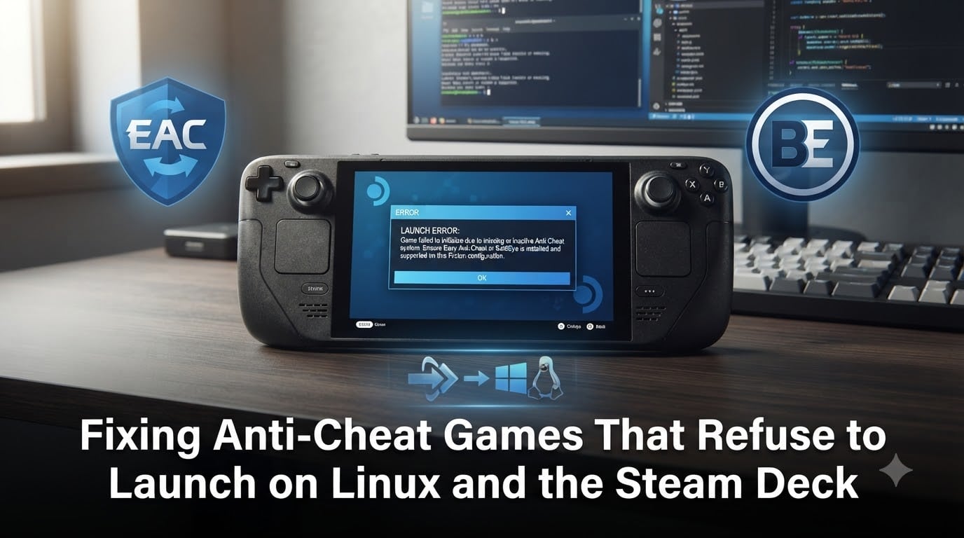 Fixing Anti-Cheat Games That Refuse to Launch on Linux and the Steam Deck