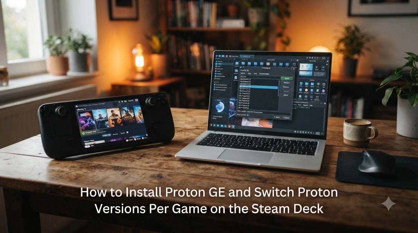 How to Install Proton GE and Switch Proton Versions Per Game on the Steam Deck
